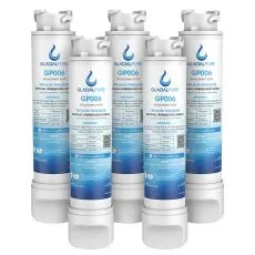 Compatible EPTWFU01, EWF02, Ultra II Refrigerator Water Filter by GlacialPure 5pk