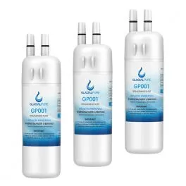 Compatible 3Pcs W10295370 Refrigerator Water Filter by GlacialPure