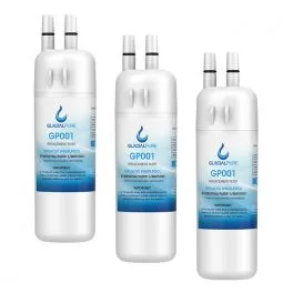 Compatible 9081, W10295370A, Refrigerator Water Filter 1 by GlacialPure 3Pcs