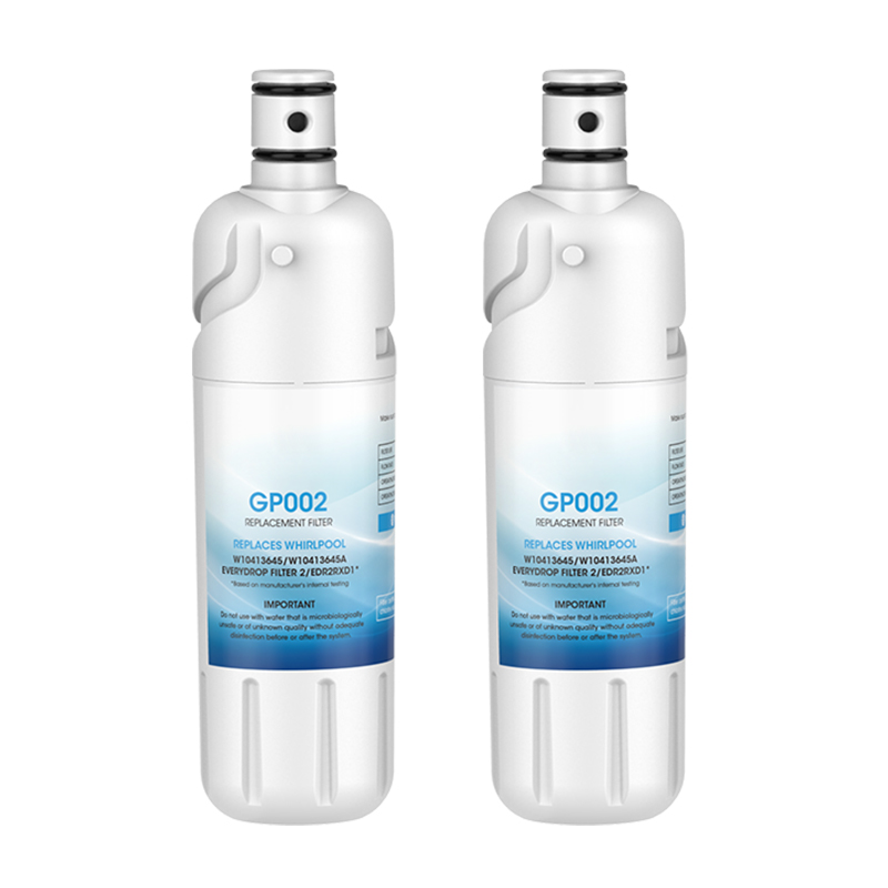 Compatible W10413645,9082 refrigerator water filter 2 by GlacialPure 2PK