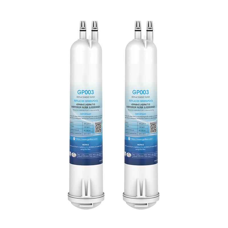 Compatible 4396841,4396710,46-9083 Refrigerator Water Filter 3 by GlacialPure 2Pcs