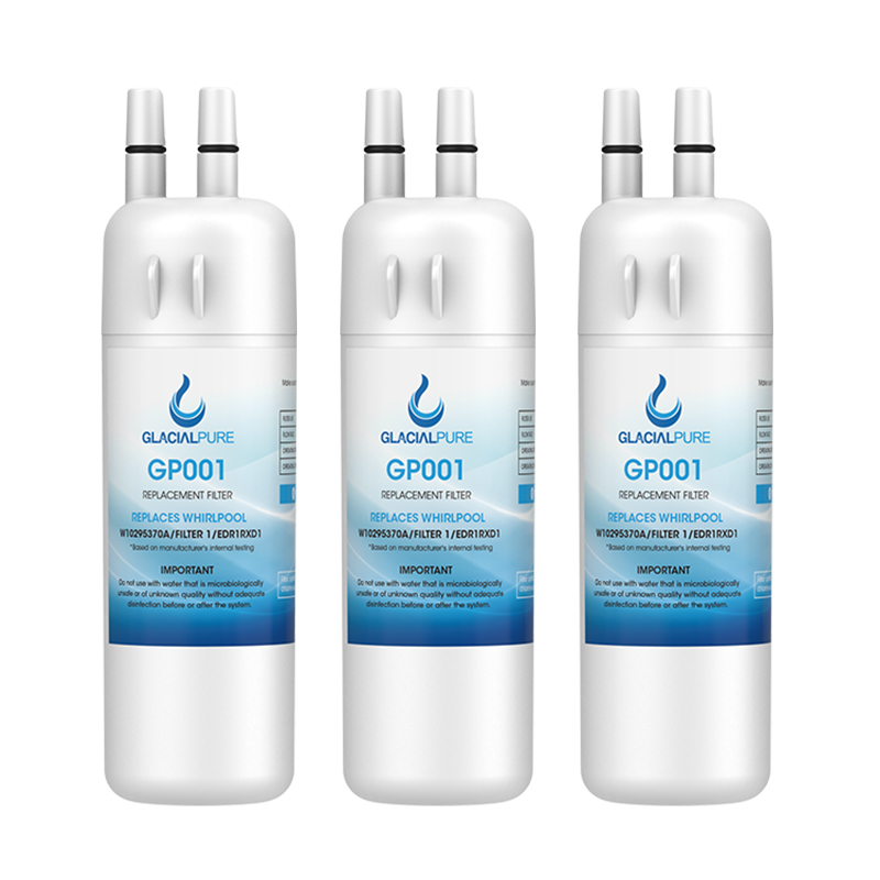 Compatible 9081 Refrigerator Water Filter by GlacialPure 3Pcs